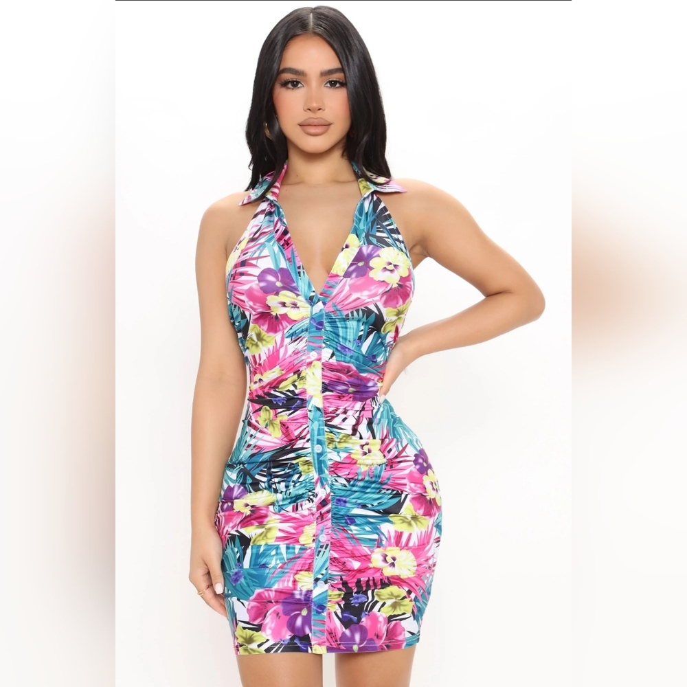 Halter Mini Dress